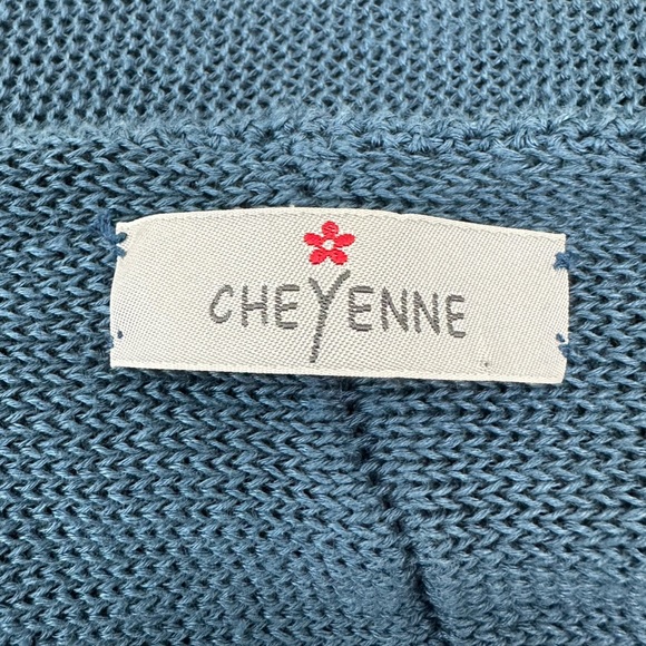Cheyenne OSFM Teal Boatneck Sweater with Pointelle Hem - Picture 12 of 12
